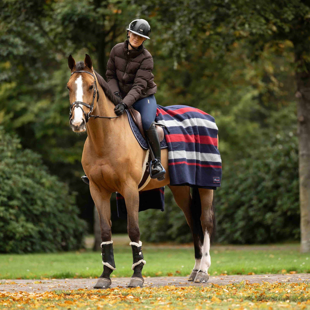 Dominick Golden Stripe Wollen deken